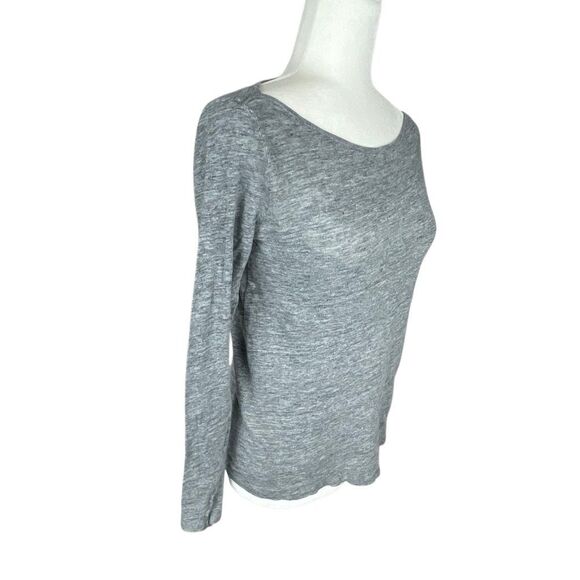 Banana Republic Linen Long Sleeve Boat Neck Top XS - Picture 2 of 7